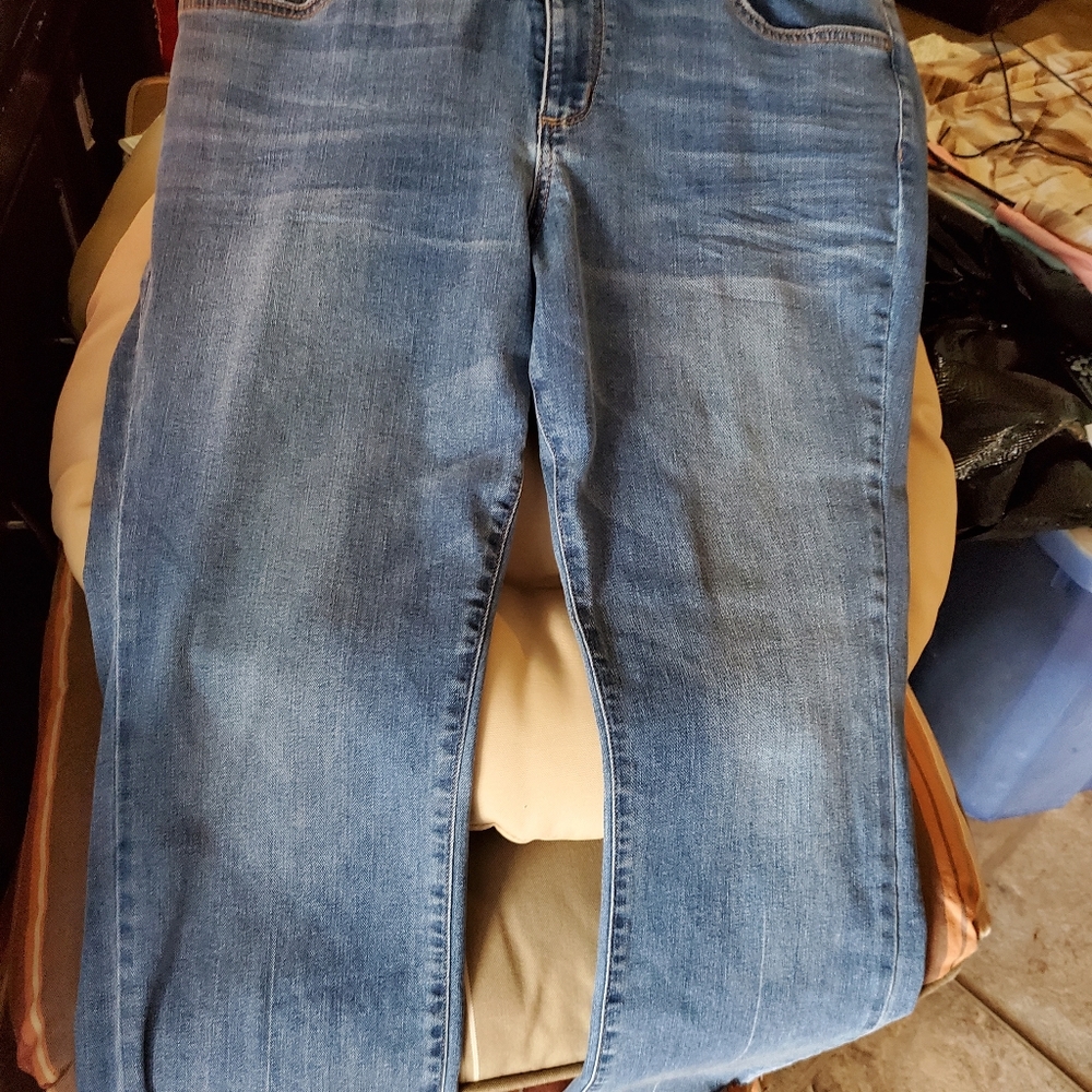 Straight leg jeans